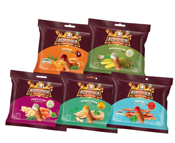 Сухарики три корочки в ассортименте 40гр