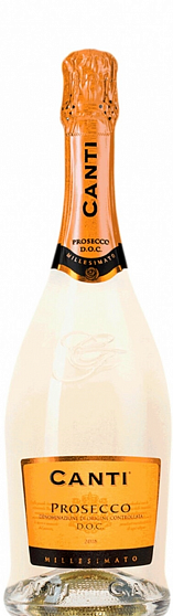 Игристое вино Канти Просекко белое сухое 0,75л