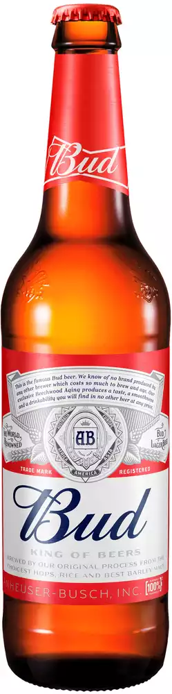 Пиво BUD светлое 0,44л