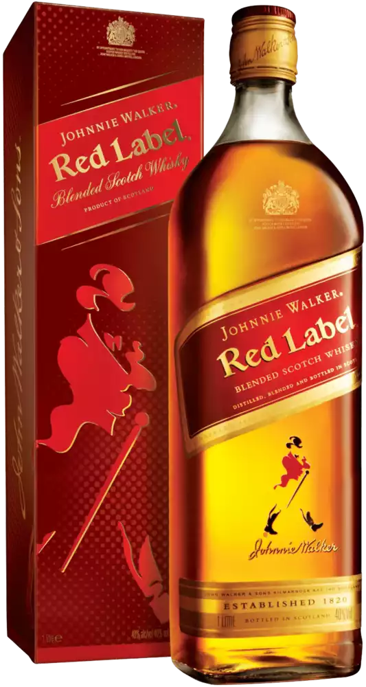 Виски шотландский ДЖОННИ УОКЕР РЭД ЛЕЙБЛ 0,7л