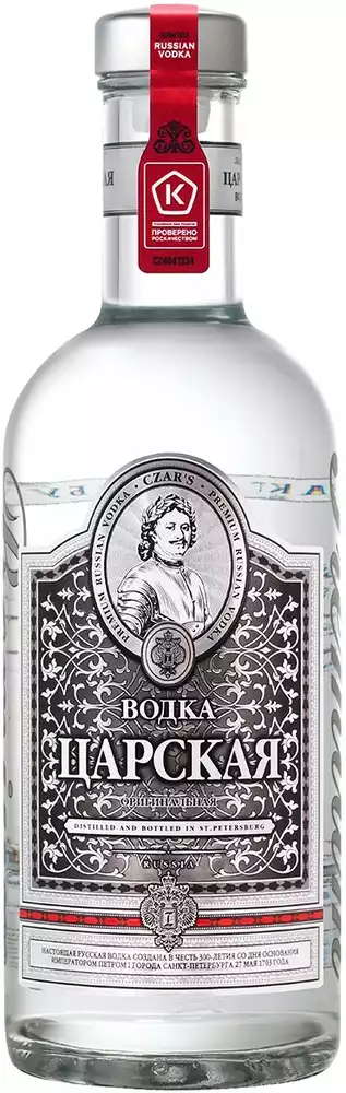 Водка ЦАРСКАЯ ОРИГИНАЛЬНАЯ 0,5л
